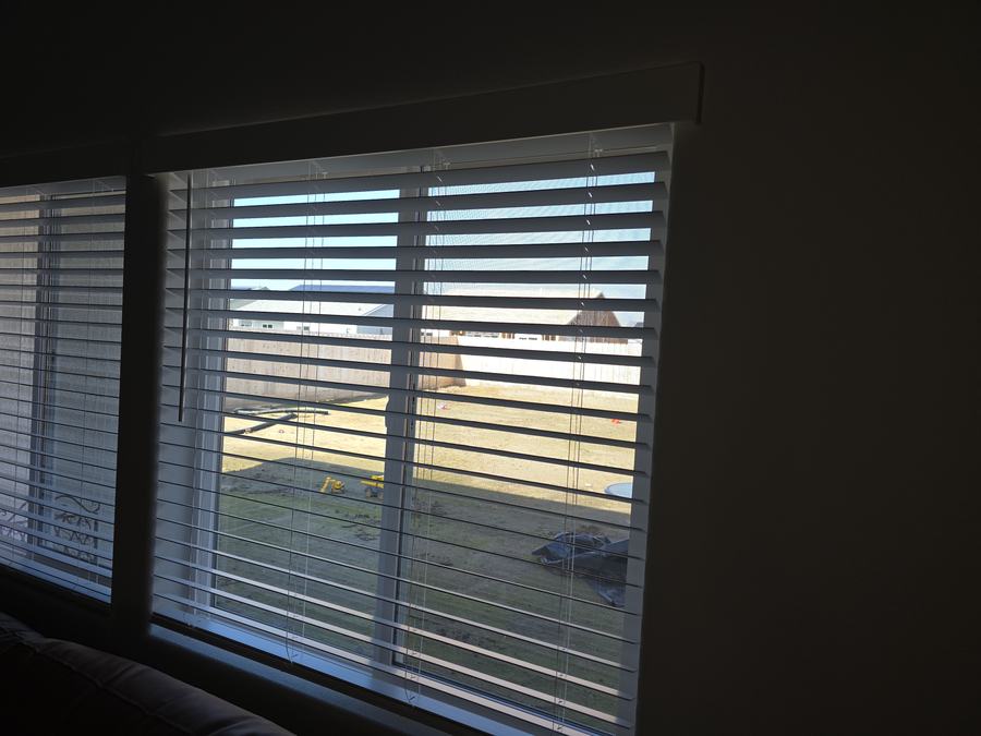 Evening light through the slats