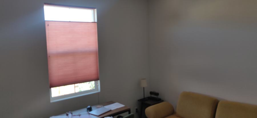 The office, shade at half