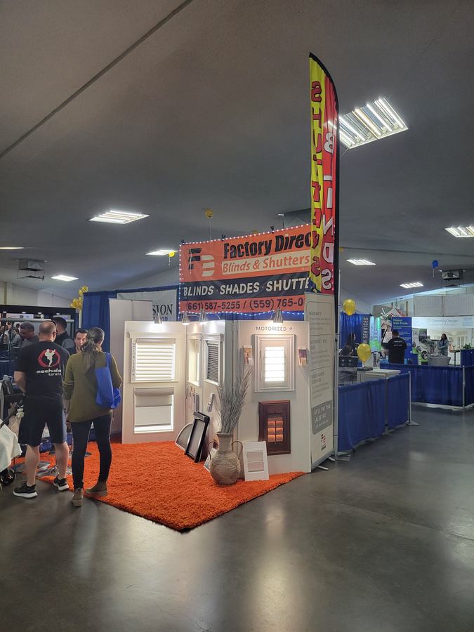 Our booth at the Fresno home show