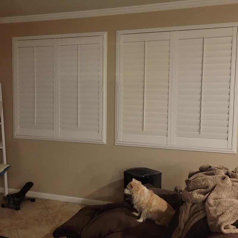 Walkthrough: a living room in shutters